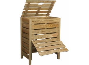 Composteur en bois KALE 80x50x100cm