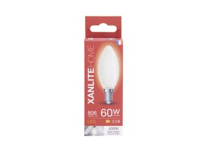 Ampoule LED flamme E14 806lm 6,5W 4000k blanc neutre 