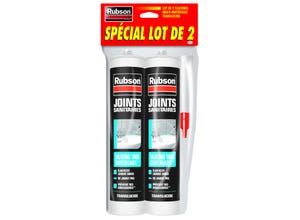 Lot de 2 cartouches mastic HD email/synthétique 280ml transp