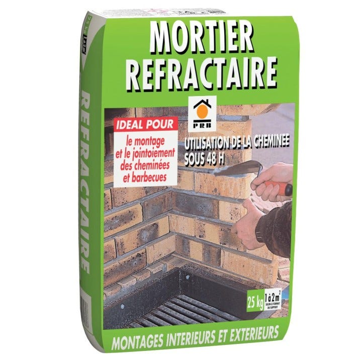 Sac store ciment refractaire