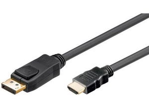 Cordon audio/vidéo FPE display port mâle vers HDMI mâle - 1m