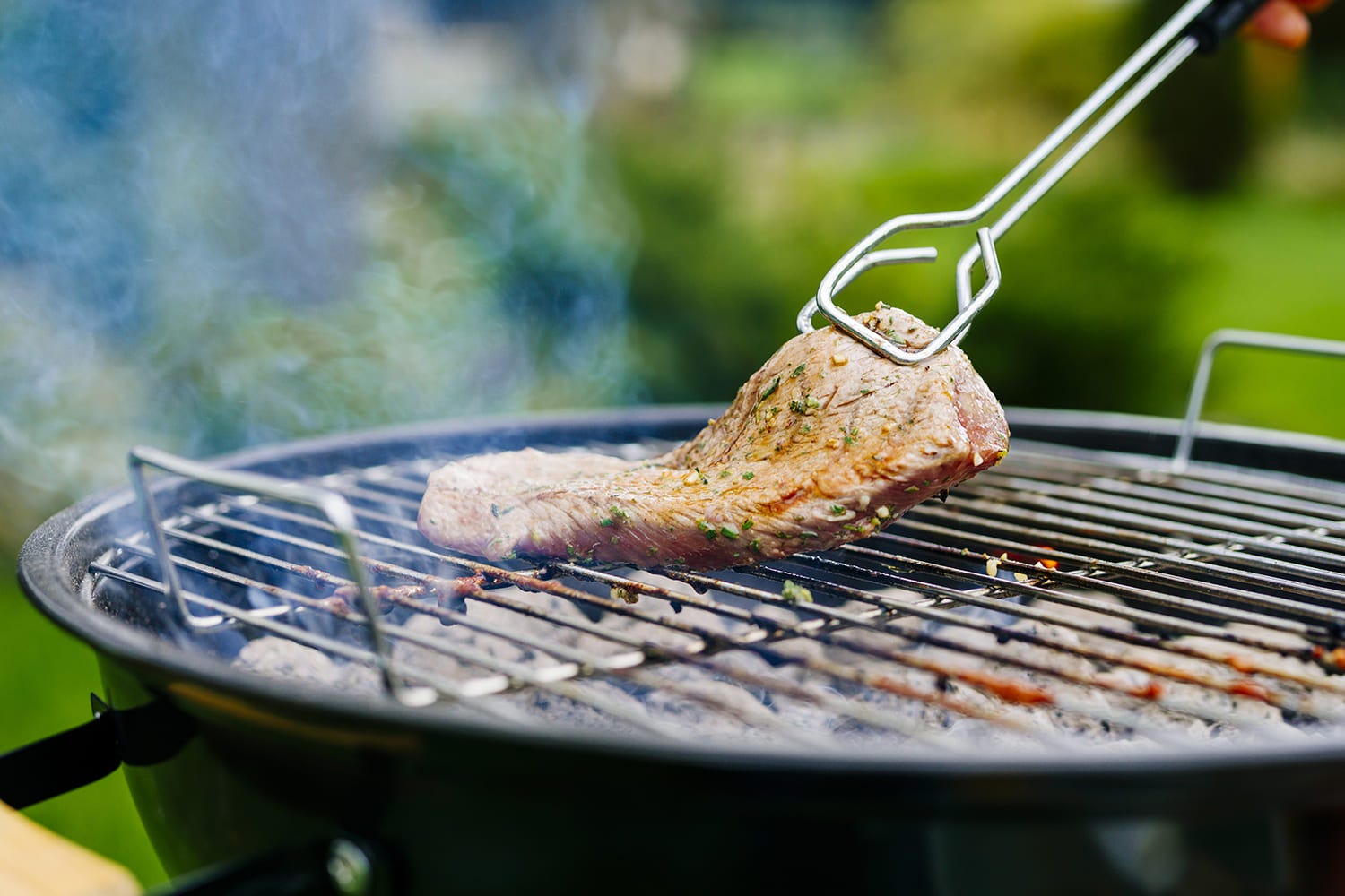 Barbecue au charbon de bois 