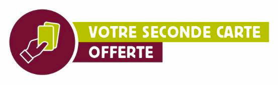 Votre seconde carte offerte