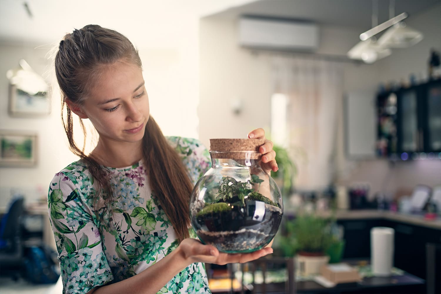 terrarium décoratif hermétique