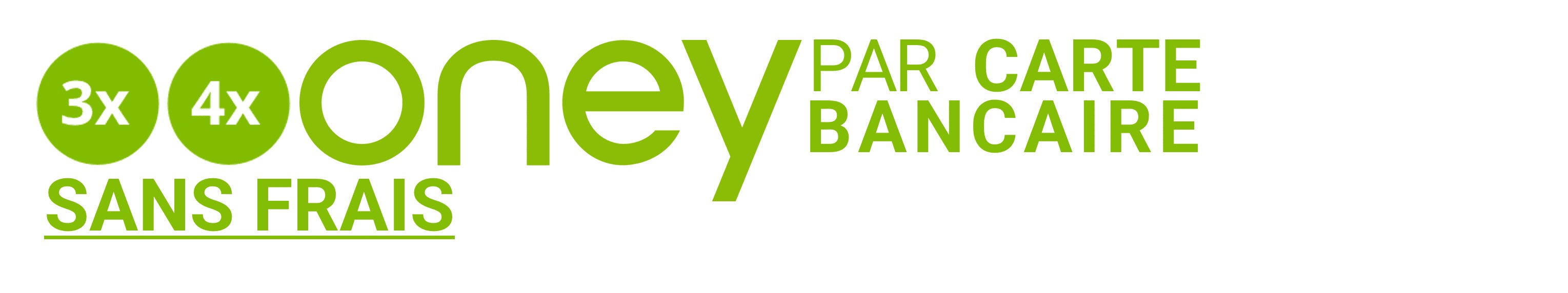 Oney paiement par carte bancaire en 3x ou 4x sans frais